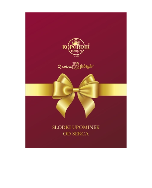 Słodki upominek - bobmbonierka bordowa
